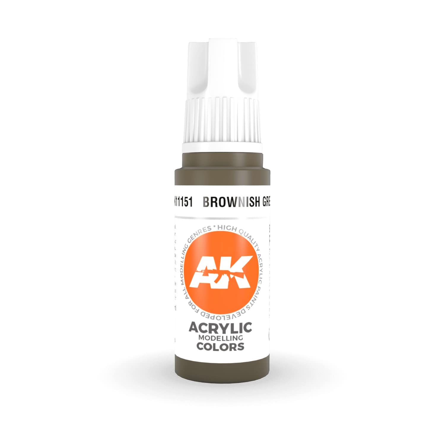 Ak Interactive Green 3Rd Gen Acrylic Brownish 17Ml