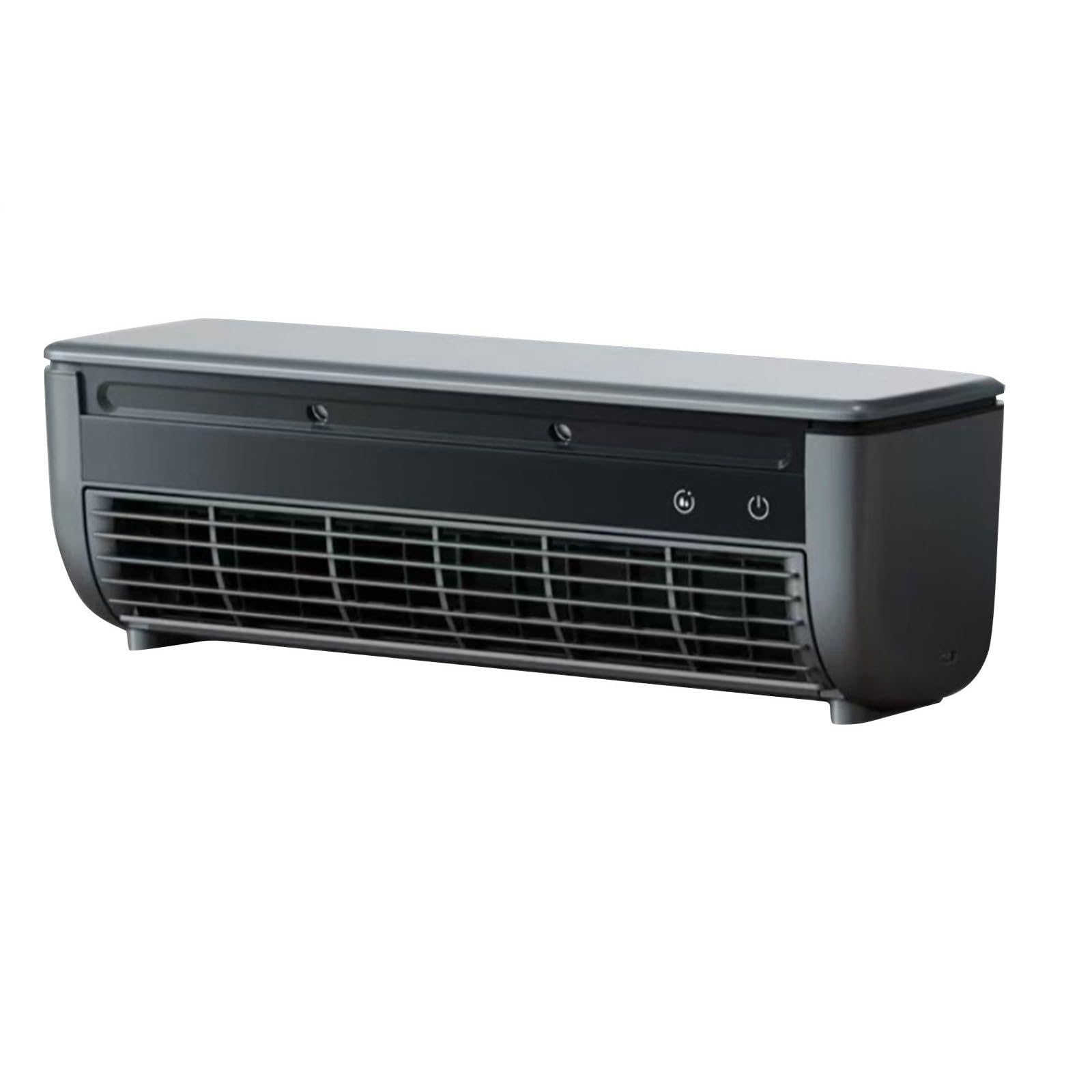 Aire Acondicionado Portátil De Pared, Equipo Inalámbrico Sin Taladrar Con Fácil Montaje, Mini Climatizador De Pared Para Cocina, Habitación, Oficina Y Estancias Reducidas，Gris
