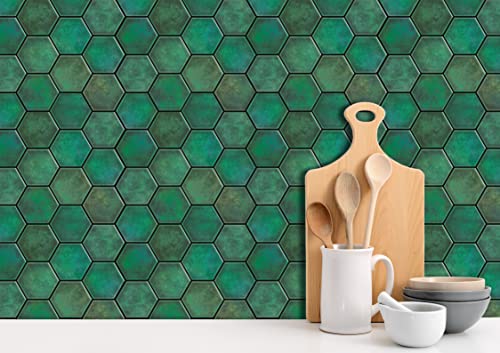 Mosaicowall Peel & Stick Backsplash Self Adhesive Tile,3D Wall Pu Gel Vinyl Tiles For Home Decor,Stick On Kitchen Bathroom Backsplash - Style 43 (Set Of 10 Tiles) #TOP4
