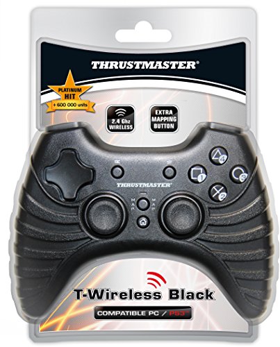 Gamepad T Inalámbrico Thrustmaster negro para PC y PS3 con total libertad de movimiento