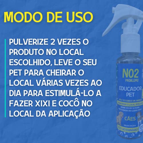 Super Kit Afasta 540 mL e Educa 120 mL Pet NO2PROBLEMS Eficaz Cães e Gatos Produto Petshop