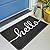 KILOCOCO Outdoor Mat Front Door Mat Welcome Mat Low Pile Door Mat Outdoor Entrance Non-Slip Outdoor Door Mat Kitchen Mat High Traffic Area Easy Clean Entrance Mat Hello Door Mat Indoor,18"x30"
