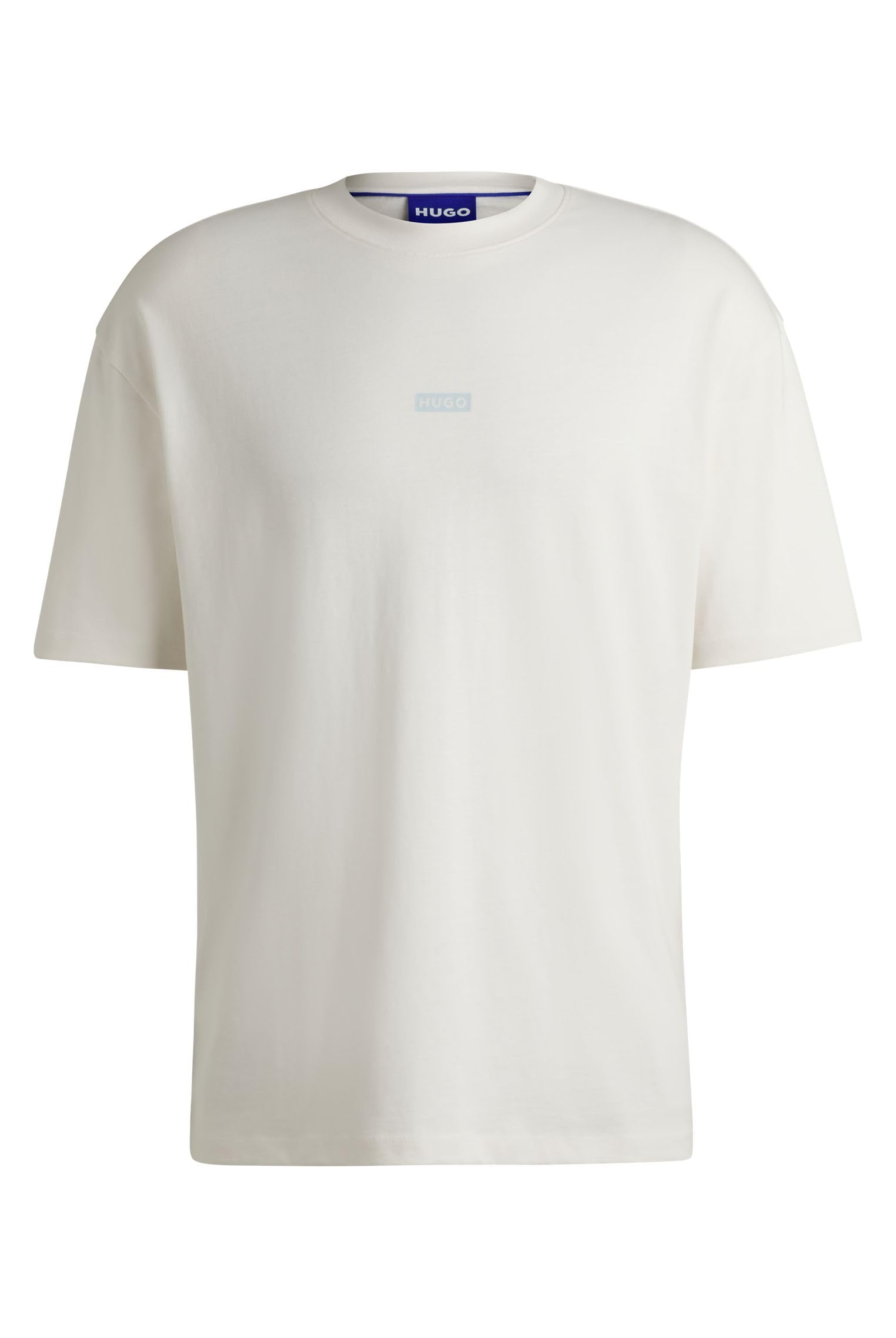 Hugo Men's White Printed Logo Back T-Shirt With Mcmxciii Text - Regular Fit in Size XL, Sports Direct