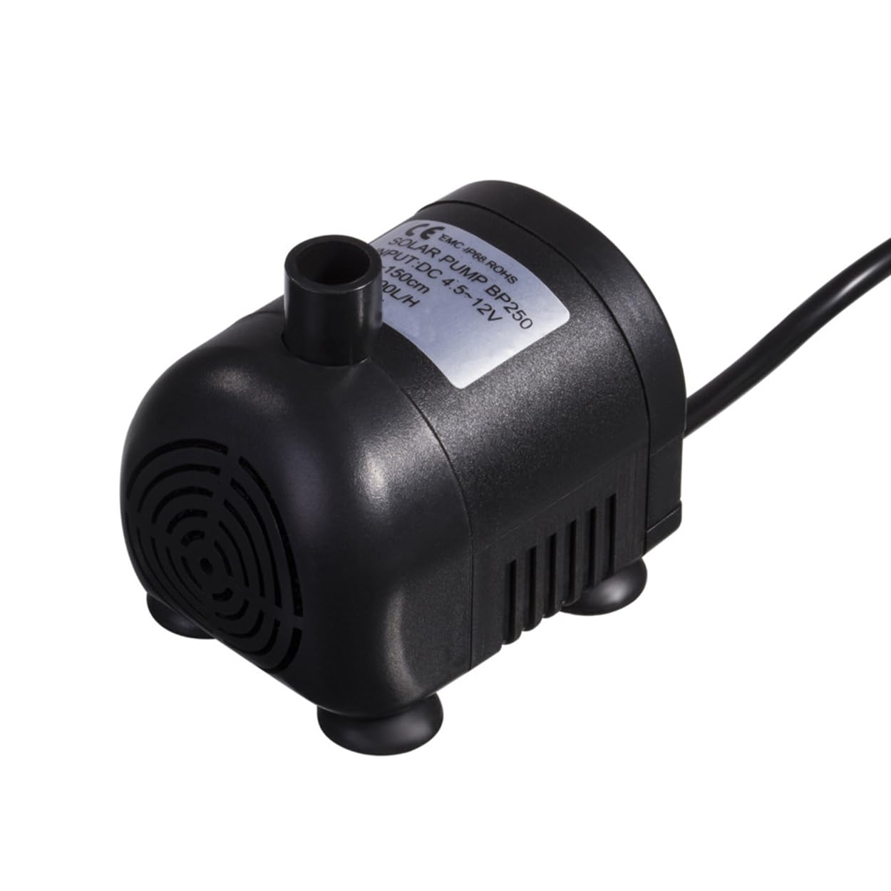 Pompe à fontaine solaire avec panneau 2,5 W pour fontaine à oiseaux pour terrasse, jardin, décoration d'aquarium MY04
