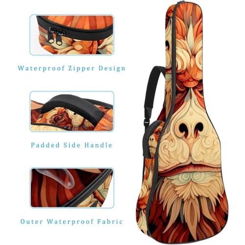 JRHEJTFZ Housse pour guitare acoustique de 1,9 cm d’épaisseur – Imperméable – Durable et élégant – Motif cheval de course, Multicolore 5., 42.9×16.9×4.7 in, Motif imprimé tendance - Les Beatles, Paul McCartney, John Lennon, RIngo Starr, George Harrison JRHEJTFZ Housse pour guitare acoustique de 1,9 cm d'épaisseur - Imperméable - Durable et élégant - Motif cheval de course, Multicolore 5., 42.9x16.9x4.7 in, Motif imprimé tendance – Image 5