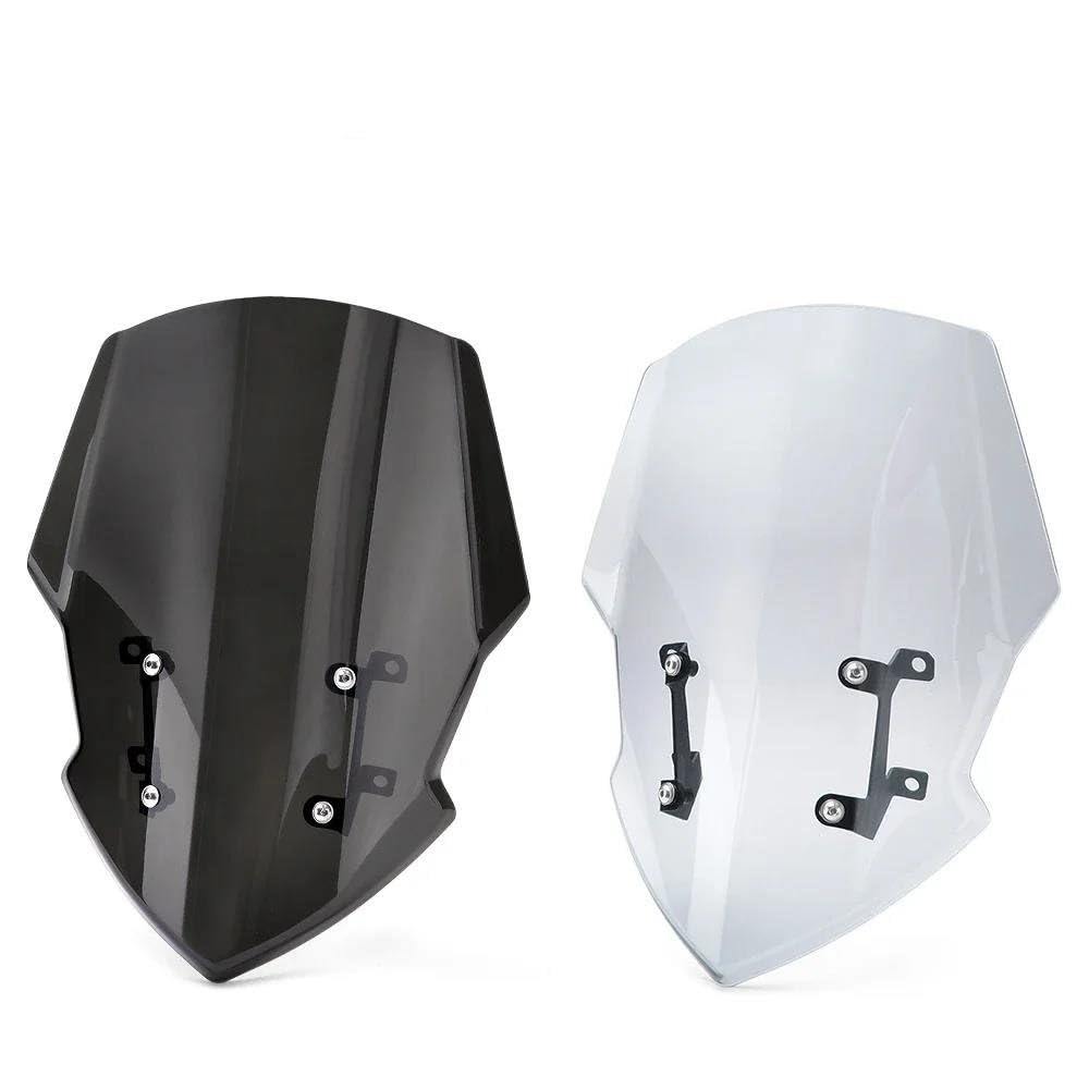 Moto Parabrezza Per YAMAHA Per MT07 FZ07 MT-07 FZ-07 MT FZ 07 2018 2019 2020 Deflettore Del Vento(Gray)