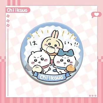 ちいかわ 缶バッジ ちいかわの森 うさぎ ハチワレ くりまんじゅう モモンガ 楽天市場】送料無料 BANDAI Candy ちいかわ 刺繍缶バッジBiscuit