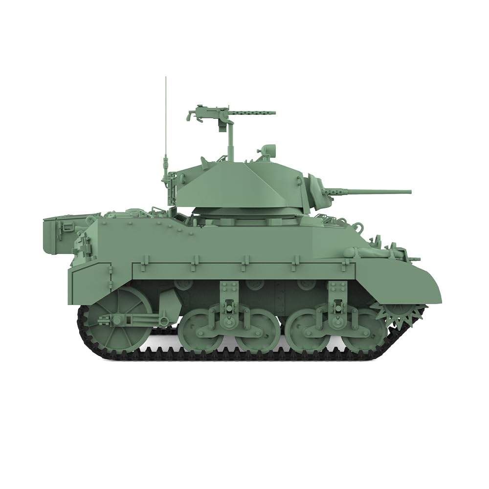 MRY-SFW SS24508 1/24 zestaw do budowy modelu wojskowego US M3A1 Stuart lekki czołg