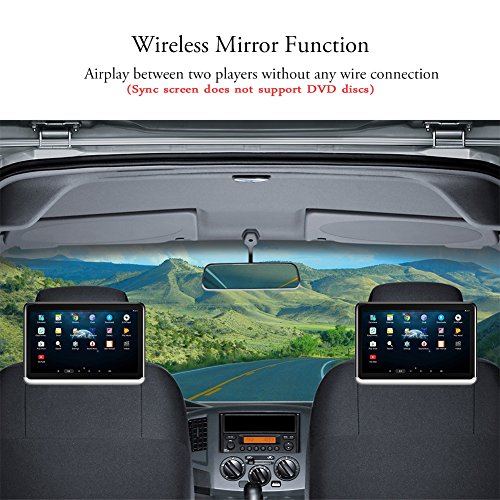 DDAUTO DDA10D Dual Screen Tablet Android 6.0 Portable DVD Player 10.1