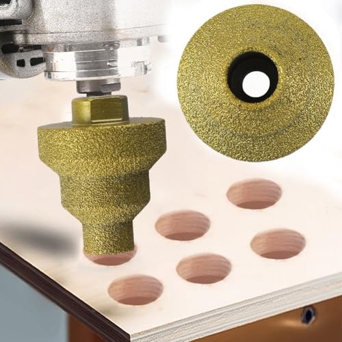 Besttoolifes Broca escalonada de 20-35-50 mm, fresadora de flauta recta para metal, madera y aluminio, apertura de agujero con vástago hexagonal (B)