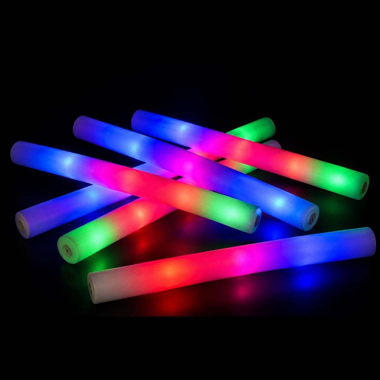 Zenda Club - Juego de 30 varillas luminosas y fluorescentes, para fiestas de cumpleaños de niños y pascua (75)