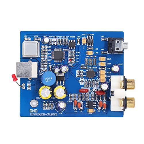 [SCHEDA AUDIO ESTERNA DUREVOLE] Più di un semplice decoder DAC, questa scheda audio esterna presenta una robusta struttura PCB costruita per durare.Il design accurato combina una qualità audio eccezionale con una durata a lungo termine offrendo prestazioni superiori e funzionamento affidabile anno dopo anno.