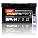Produktbild ENVA Autobatterie 12V 80Ah 740A Starterbatterie PKW Batterie Wartungsfrei +30% Startleistung inkl. Polfett - Ersetzt 70Ah 72Ah 74Ah 75Ah 77Ah