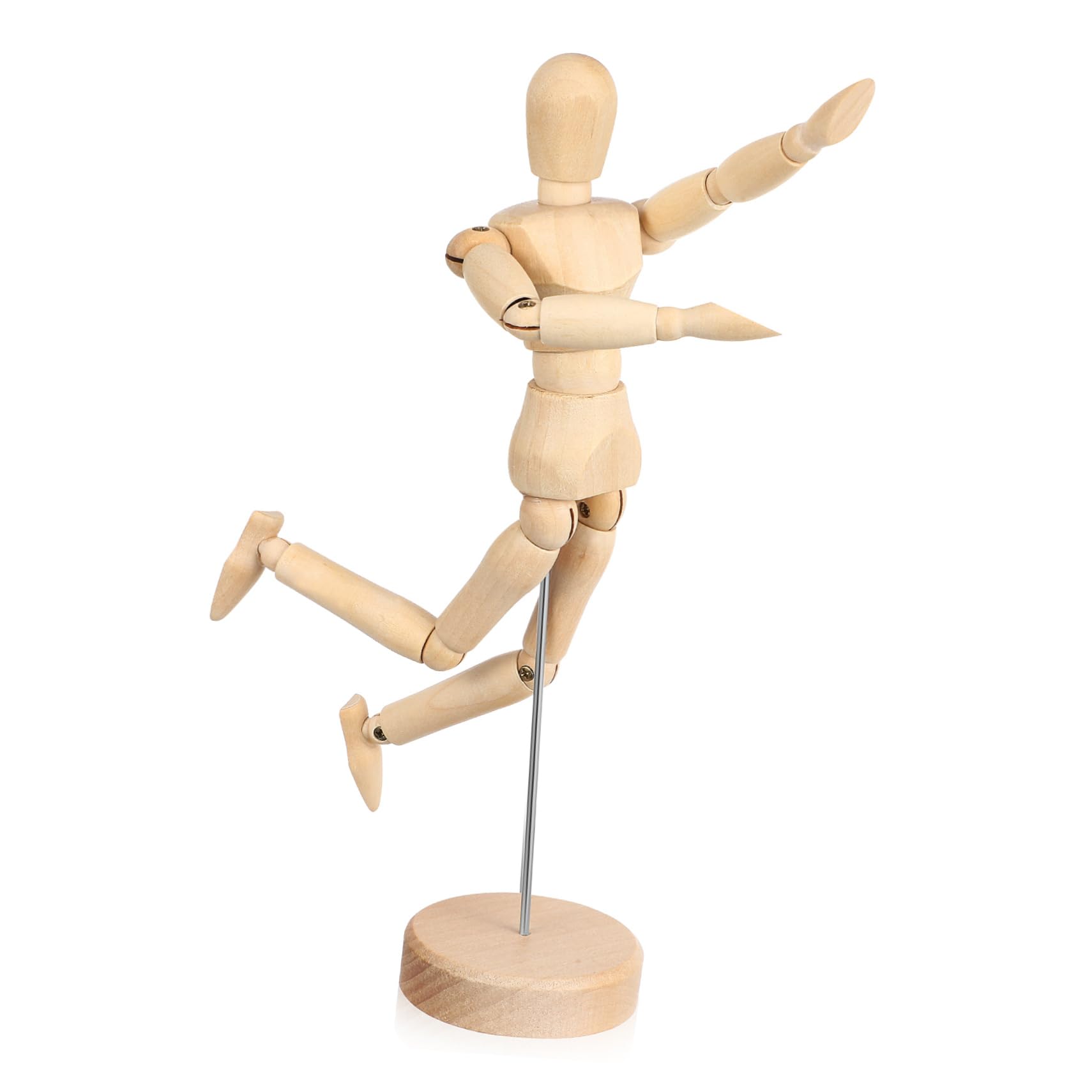 LIFKOME Jointed Drawing Mannequin Articulated Figure with Flexible Joints for Sketching Painting and Home Decoration Stable Base for Secure Use