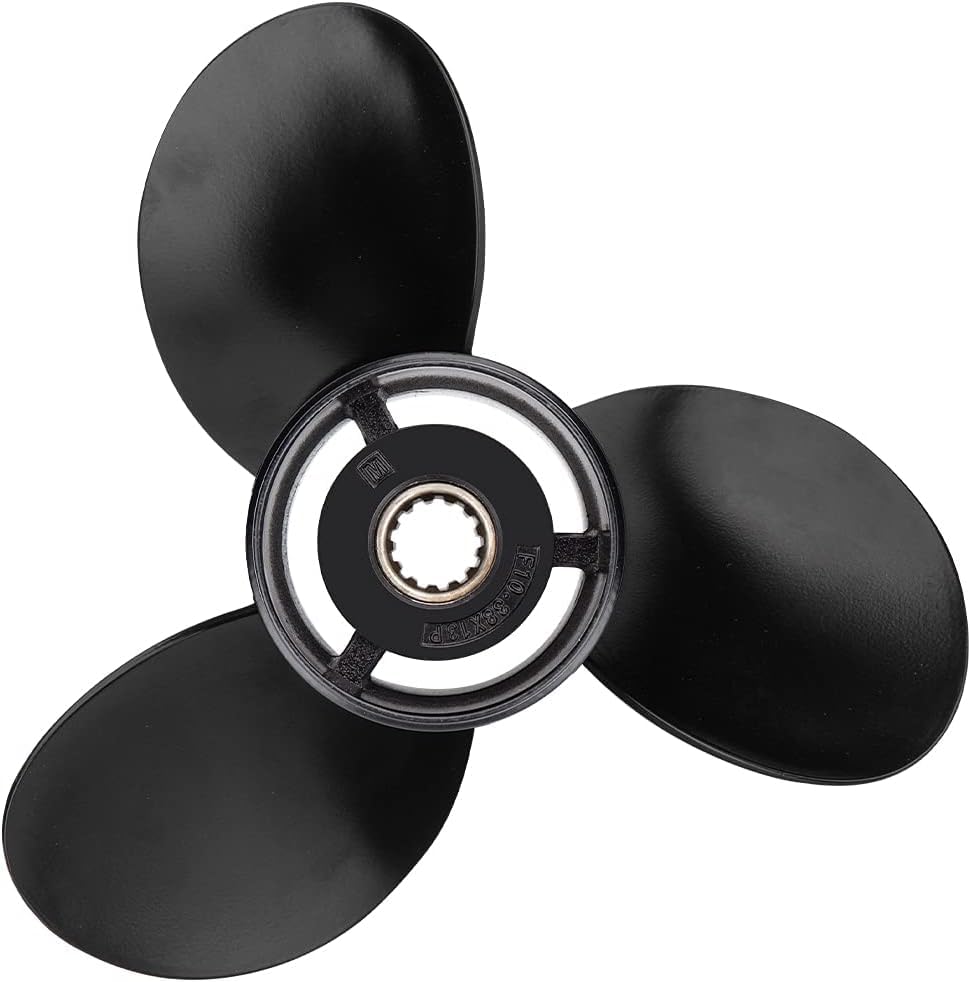 Image of Upgrade OEM 13 Spline Tooth Aluminum Outboard Boat Propeller for Mercury Motos 30 /35 /40 /45 /50 /55 /60 /70HP, Rh