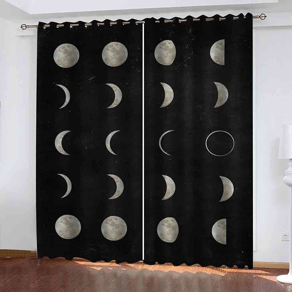 Isolant thermique rideau occultant lune pour stopper la chaleur et la lumière