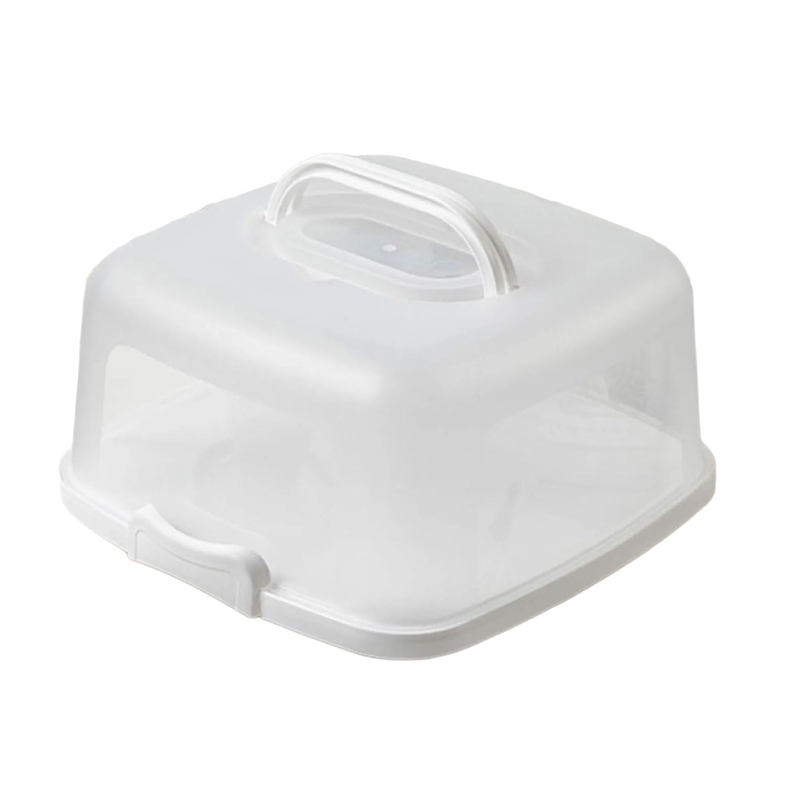 Hredyqw Transparency Cake Storage Box With Handle For Baking Snacks Bread Food Container For Kitchen Countertops