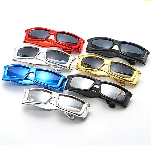 willochra Wrap Around Sunglasses for Women Men Fashion Y2k Oversized Futuristic Oval Glasses Trendy Shades4