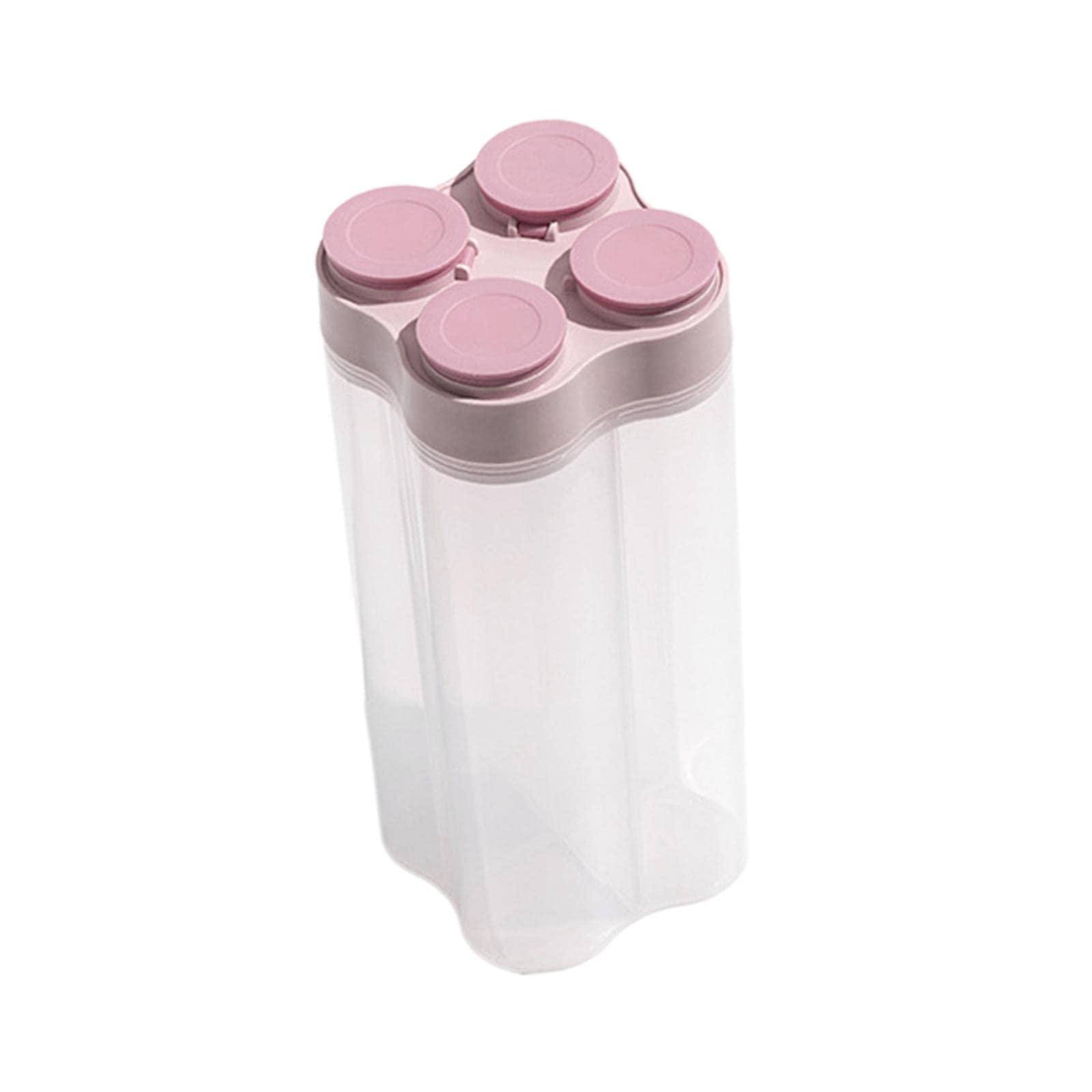 Merishopp Cereal Container Kitchen Food Pantry Organization for Spice Countertop Pink-image-41