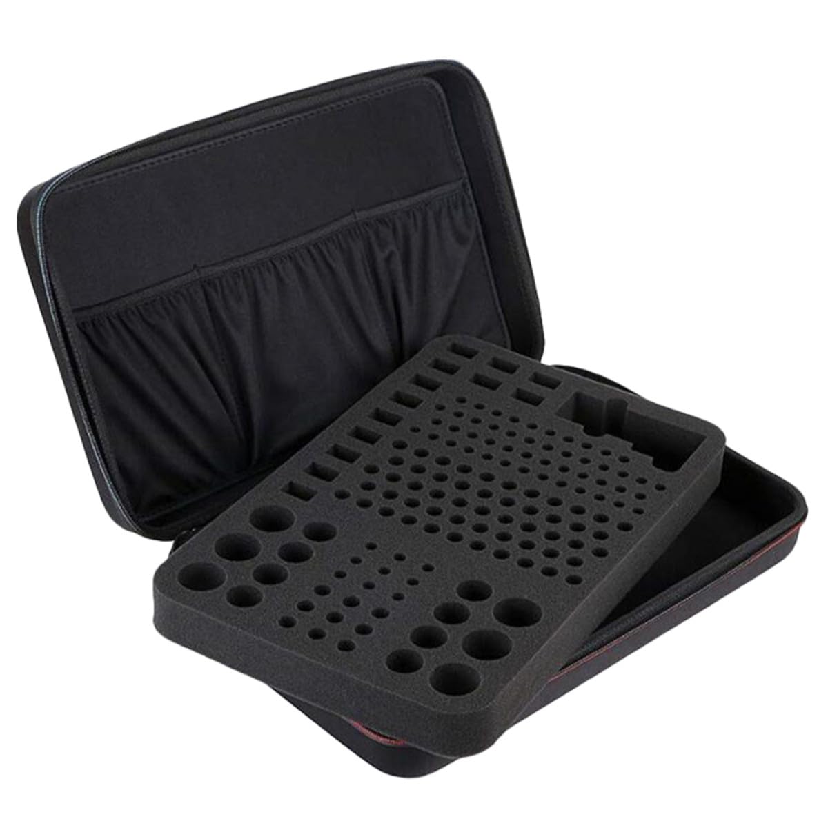 Organizer Batterie Aaa Aa in EVA Resistente Antiurto e Antipolvere Custodia Compatta e Leggera per Pile al Litio e Accessori Contenitore Multiuso Salvaspazio da Viaggio