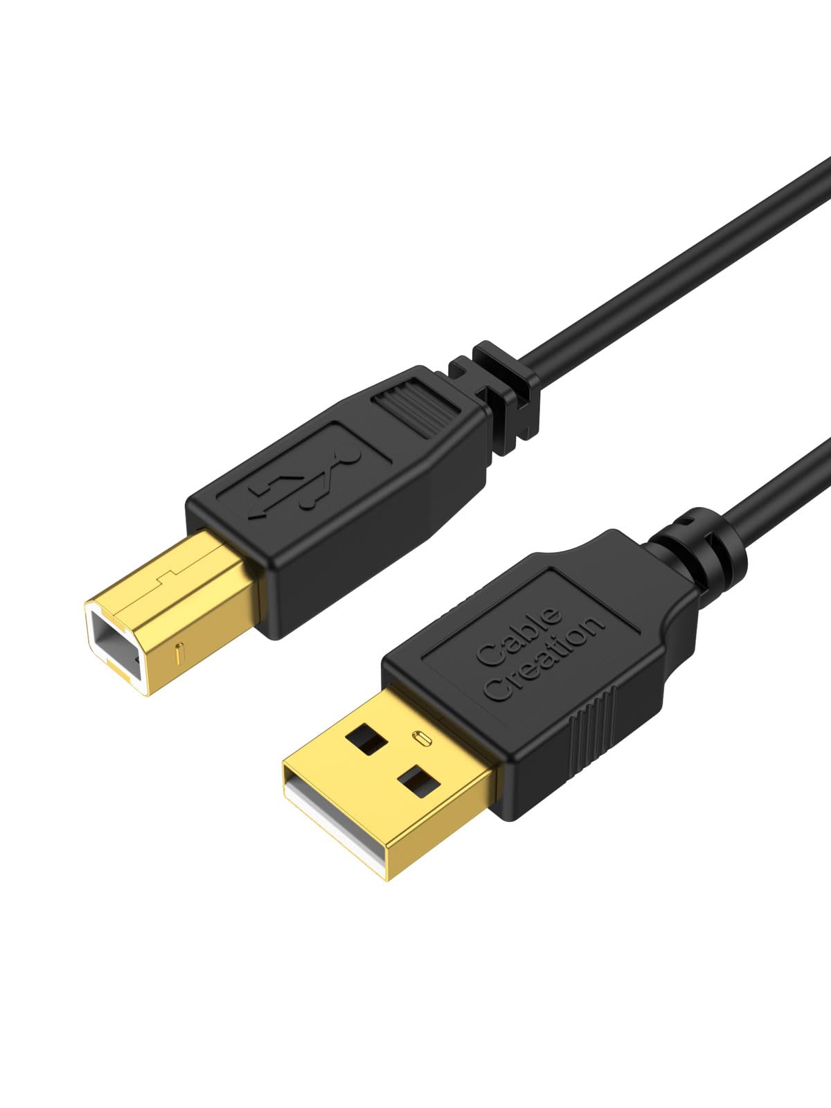 CableCreation USB 2.0 Printer Cable - 3.3FT, A to B, High Speed for HP, Brother, Epson, Canon & More - 2Pack