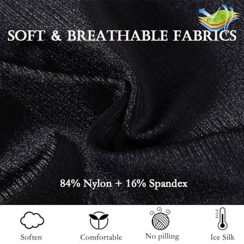 JINSHI Men’s Underwear Briefs,Shiny Ice Silk,Low Rise Bikini Briefs,Tag-free Briefs,Soft Underwear for Men3