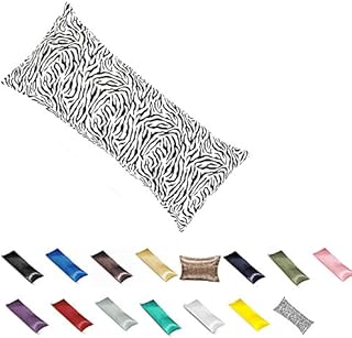 TAOSON Silky Soft Satin Body Pillow Cover Pillowcase Pillow Protector Cushion Cover with Zippers (21