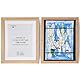 Framelane Set of 2 Natur Eiche Kinder Bilderrahmen A4 aus FSC-zertifiziertem Massivholz mit Magnetverschluss, Acrylglas, Passepartout, Wand- & Tischaufstellung – Bilderrahmen für Kinderzeichnungen