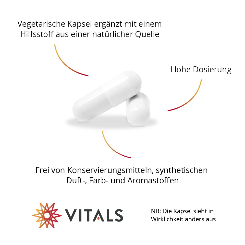 Vitals Cholin-VC – 400 mg elementares Cholin (VitaCholine), hochdosiert, 100 Kapseln