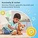 Vtech I Krabbel-mit-Mir-Bär I Interaktives Plüschtier mit Musik, Licht und Sprache für Motorik und Lernen I Krabbelhilfe I Plüschtier I Motorikförderung I Für Kinder 9-36 Monate