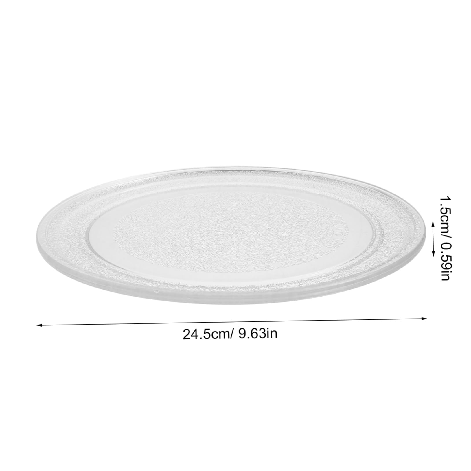 BRIGHTFUFU Microwave Turntable Plate Glass Tray Microwave Accessories for Easy Installation Sturdy Replacement for Home Cooking Fits Ovens