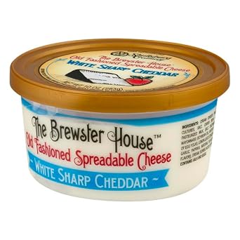 Brewster House White Sharp Cheddar Cheese Spread, 10 oz