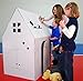 Easy Playhouse - Kids Art and Craft for Indoor and Outdoor Fun, Color, Draw, Doodle on this Blank Canvas – Decorate and Personalize a Cardboard Fort, 34" X 27" X 48" - Made in USA, Age 3+