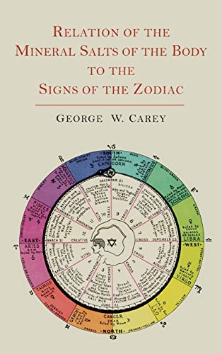 Relation of the Mineral Salts of the Body to the Signs of the Zod...