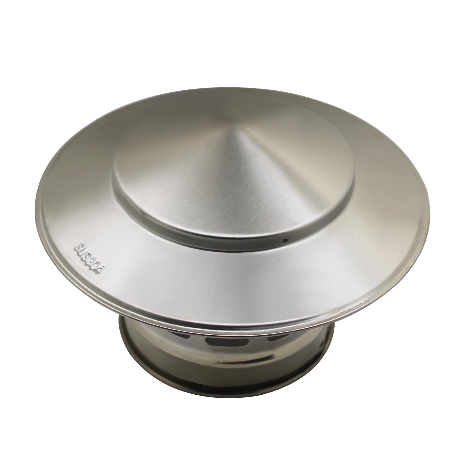 Cappello canna fumaria comignolo antivento antipioggia per camino copertura camino a pellet cappello scarico fumi terminale canna fumaria (ID 250mm)