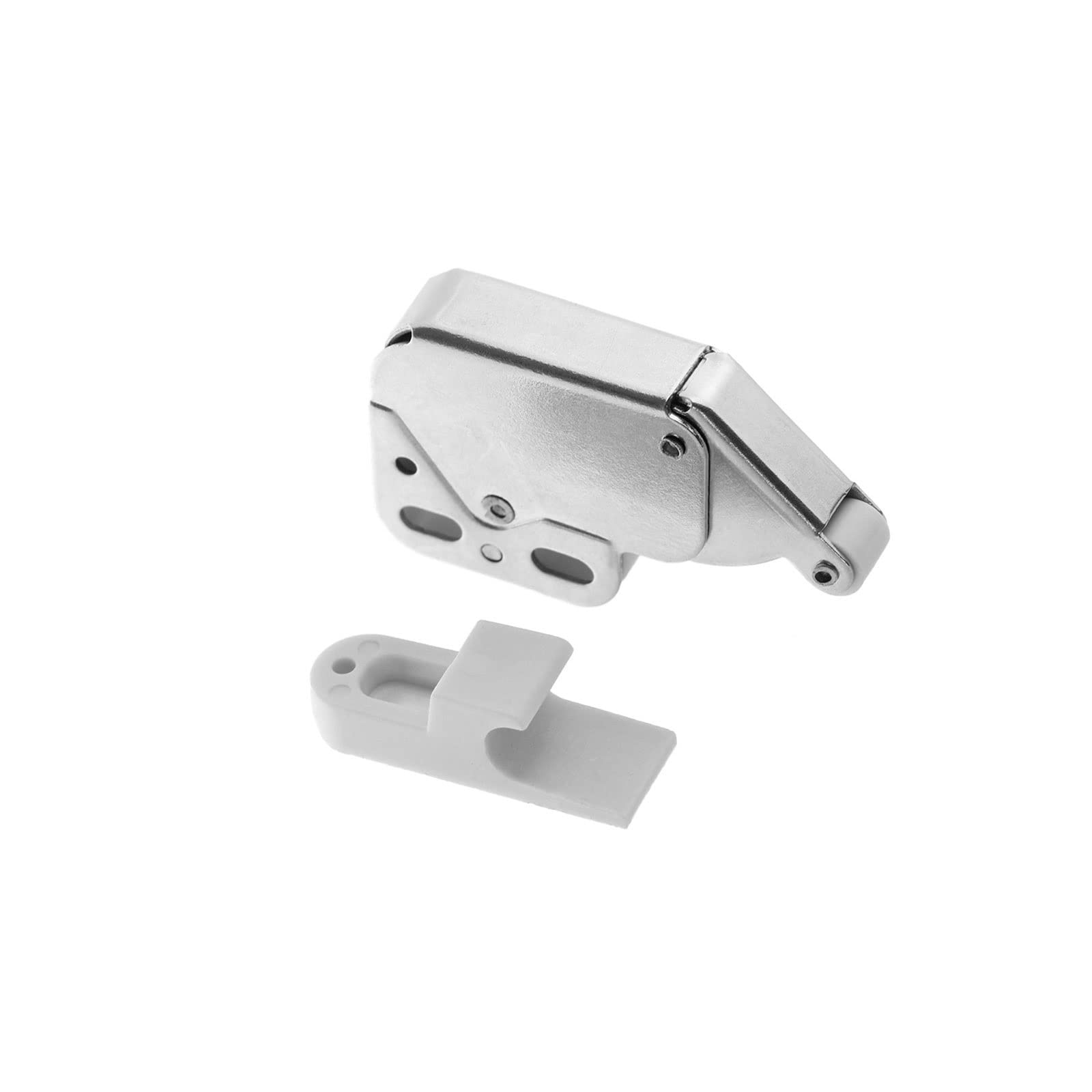 SFJSFIMQ Door Locks and Latches Mini Anti-Theft Cupboard Doors Lock with Cross Keys Push Spring Clip Lock Catch Latch Cabinets Furniture Hardware