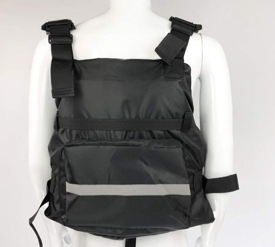 Chaleco de Pesca con Mosca Chaqueta de Bolsillo Al Aire Libre Chaleco de Red de Secado rápido Chaleco de Pesca de Ocio al Aire Libre Fotografía de Viaje Chaleco Negro Hombres y Mujeres