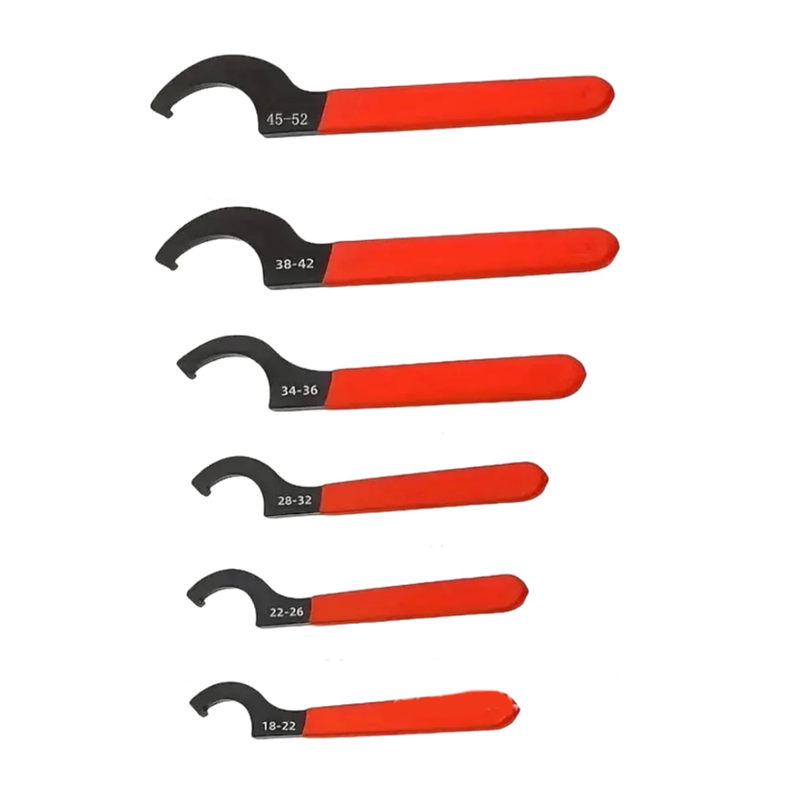XuQiZZpp Dependable 6 Piece Angled Spanner Wrench Set for Motorcycle Mechanical Repair and Maintenance Different Applications