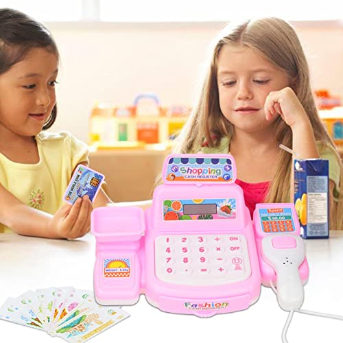 Caixa registradora de brinquedo para crianças | Conjunto de brinquedos de calculadora de contagem de