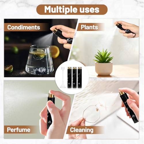 Image of Vitog Refillable Perfume Atomizer, Marble Travel Spray Bottle, 3PCS, 10ML