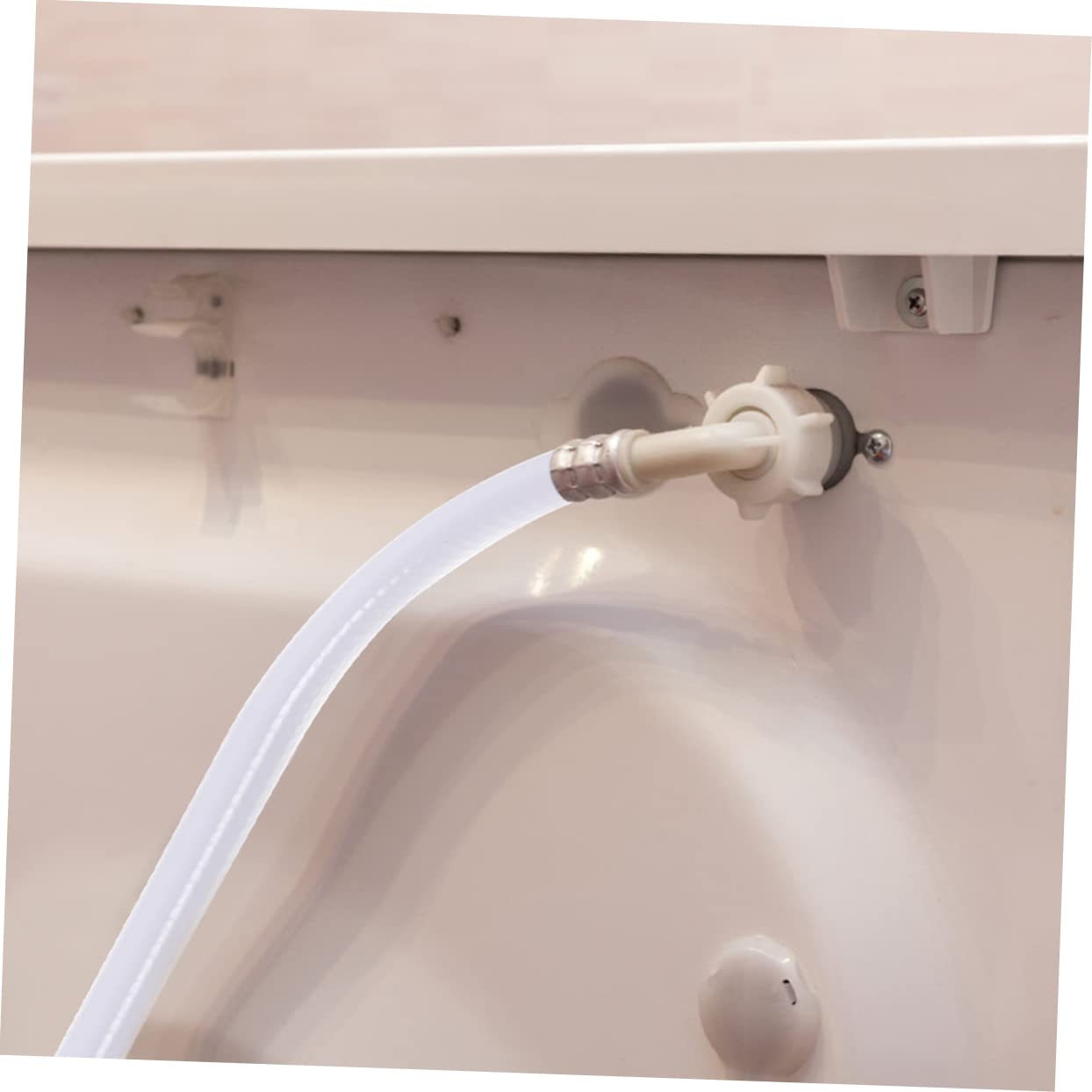 2 Stück Waschmaschinen Wasserzulaufschlauch aus Pvc mit Edelstahlanschluss 2 Meter Verlängerung Flexibel und Tropffrei für Waschmaschinenanschluss Zuhause