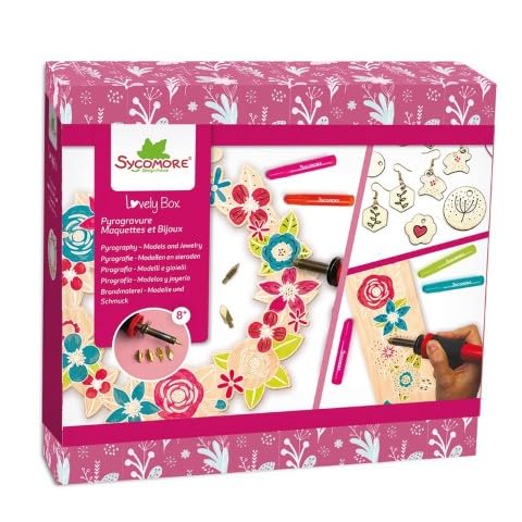 Sycomore Kreativset XL Pyrogravur Modellbau und Schmuck basteln.