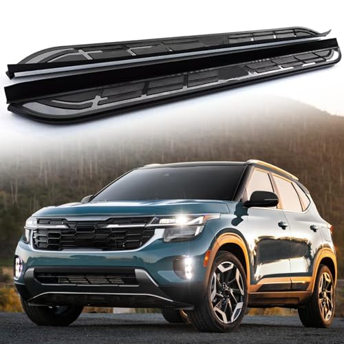 Marchepieds fixes Kia Seltos 2019-2025 - Paire de barres de seuil avec pédale latérale