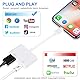 Denlane HDMI Adapter für iPhone iPad 1080P, Lightning auf HDMI Digital AV Adapter für iPhone, Video Audio Sync Bildschirm Konverter, HDMI Kabel Verbinder Kompatibel mit TV/HDTV/Monitor/Projector