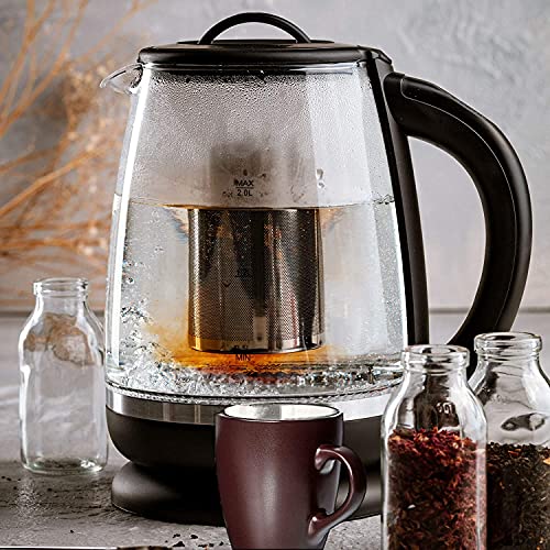 TronicXL 2-Schlitz Toaster 1000W mit Brötchen-Aufsatz + Eierkocher + Wasserkocher mit einstellbarer Temperatur + Tee… – Bild 6