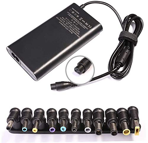 Universal Laptop Ladegerät 90W Portable Netzteil Ladekabel mit 11 Tipps für Asus Samsung Acer HP LG Toshiba Lenovo Sony Dell Notebooks und mehr