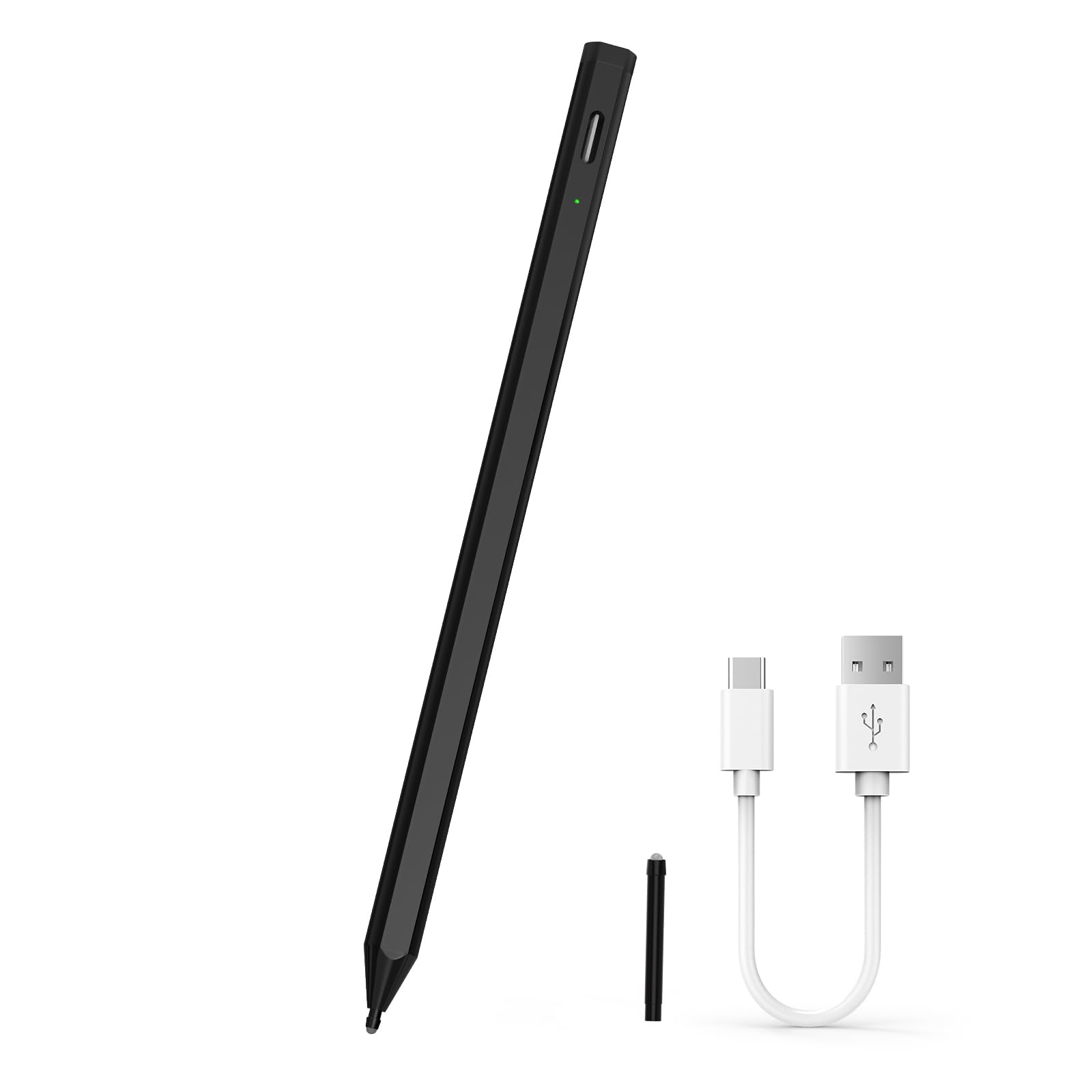 USI 2.0 Stylus Pen for Chromebooks, 4096 Levels Pressure, Palm Rejection Compatible with Amazon Fire Max 11, Lenovo, ASUS, HP, Acer Chromebook & Google Pixel Tablet Stylus Pen