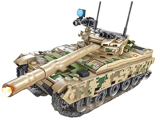 LAKIOMZ VT-4 Panzer Baustein Modell 432 Teile DIY Militär Waffe Pädagogisch Stem Steine Spielzeug Set für Erwachsene… – Bild 3