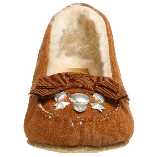 UNIONBAY Little Kid/Big Kid Miracle-g Moccasin,Chestnut,4 M US Big Kid2