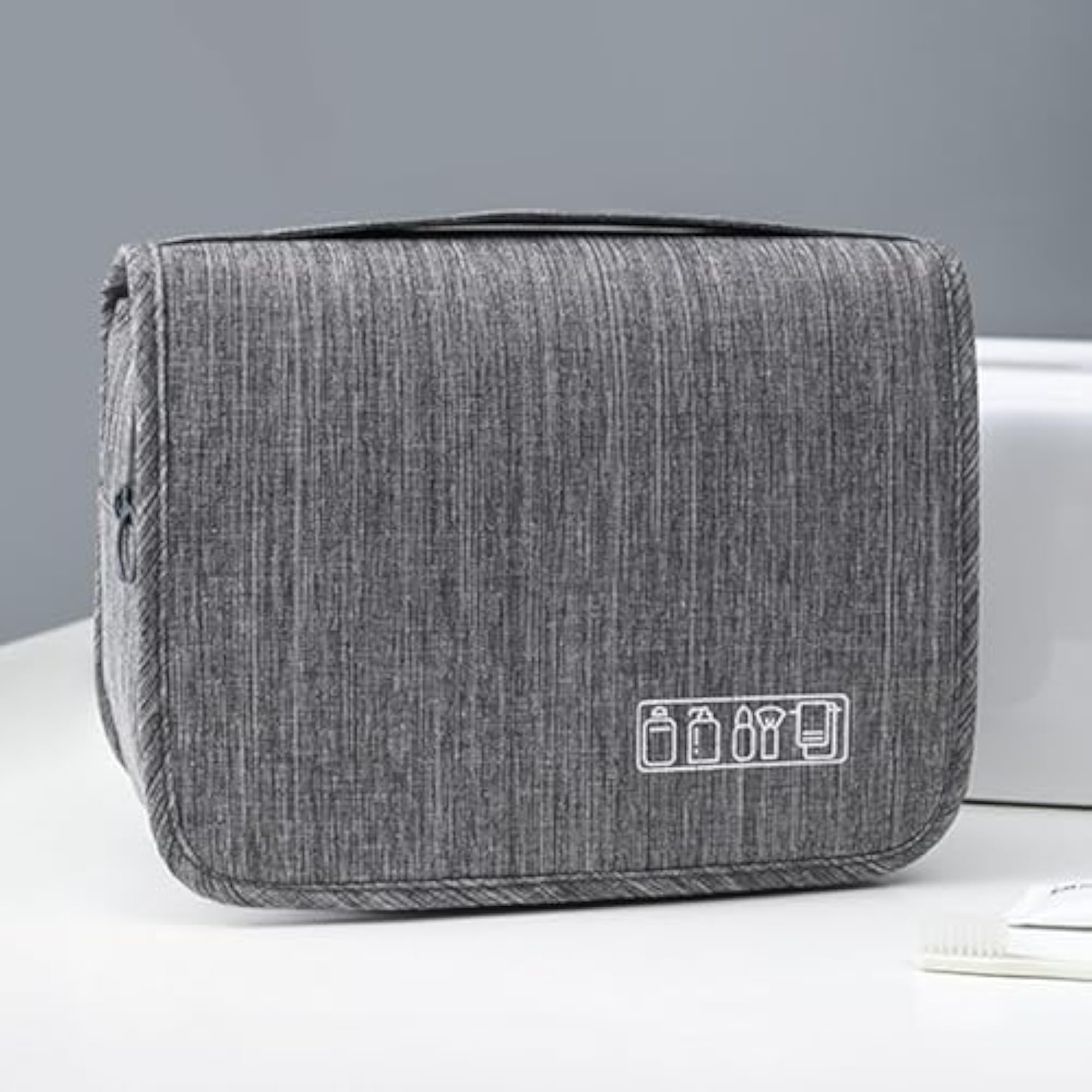 Lightweight Hanging Hook Toiletry Bag for Bathroom